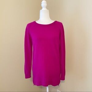 Velvet by Graham & Spencer 100% Cashmere Side Zipper Sweater - XS